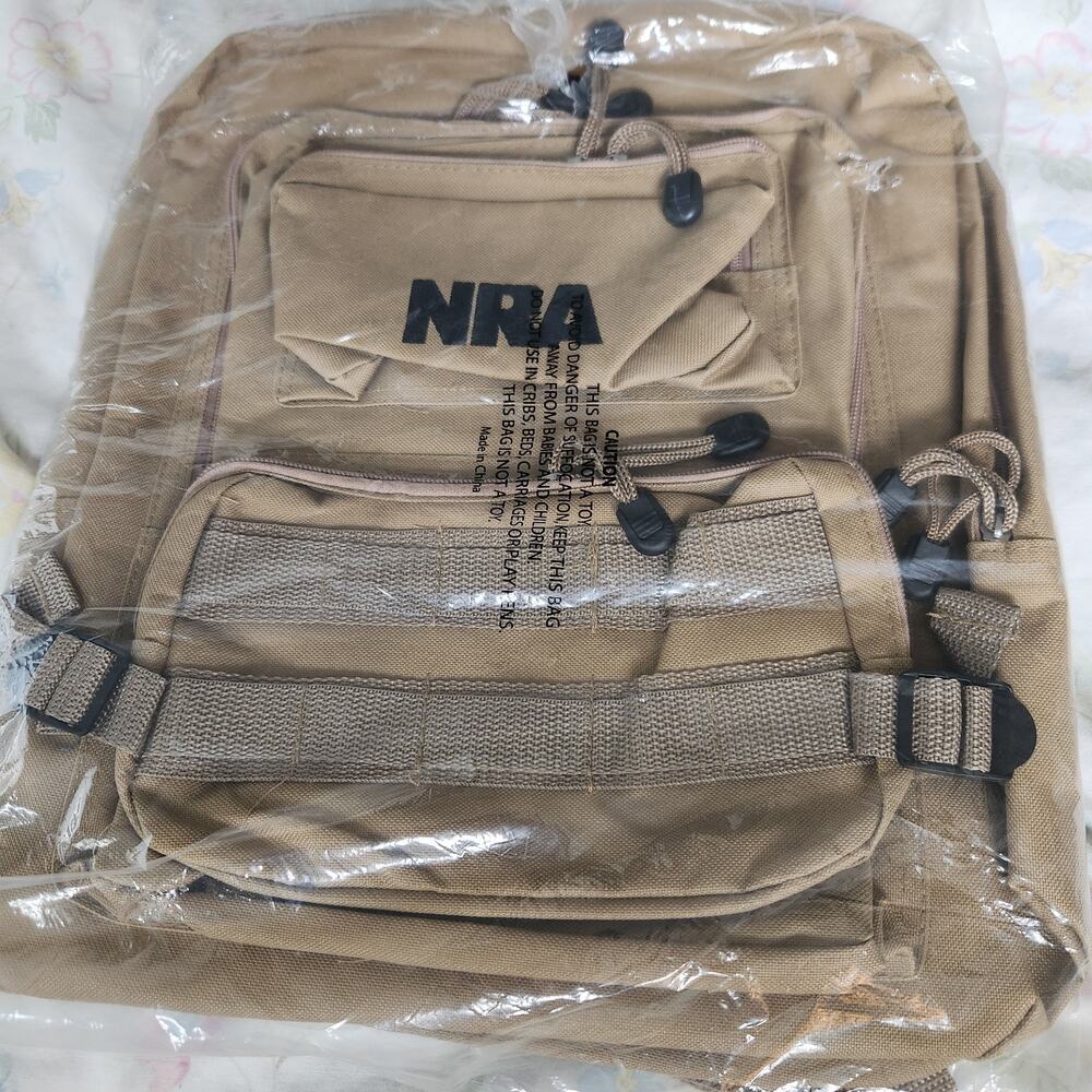 NRA Desert Storm Tactical Backpack New Old Stock